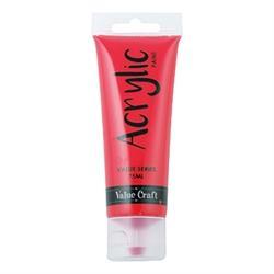 AussieSuperStore Art & Craft Essentials Scarlet Red Acrylic Paint 75ml (20 different colours) Acrylic Paint 75ml (20 different colours) | Acrylic Paint Set 9331468048329 VCAP05